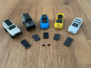 roof racks for 1/64 car diorama garage camping