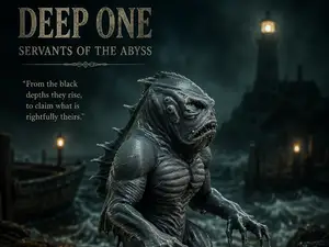 Deep One – Lovecraftian Horror Tabletop Creature