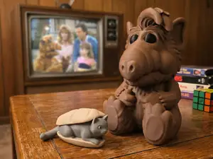 Baby ALF Gordon Shumway & The Lucky Cat Sandwich