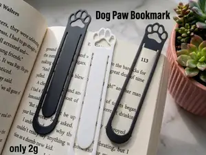 Dog paw bookmark