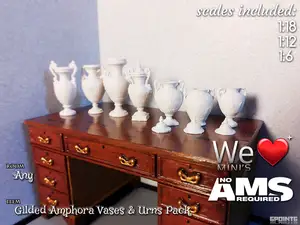 WLM - Gilded Amphora Vases & Urns Pack