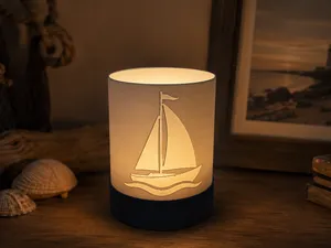 Sea Breeze - Sailboat Tealight Holder & LED Lamp