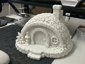 Cozy Hobbit House | Miniature Fantasy Mound Decor