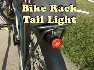 Tail Light Mounting For Bicycle Rear Rack
