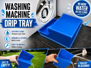 Universal washing machine drain tray / drip pan