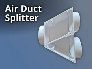 100mm Air Duct Flow Control Splitter
