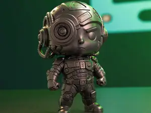 Borg  Chibi Star Trek Keychain Figurine
