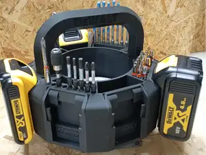 handle case 8 dewalt battery holder / accessories