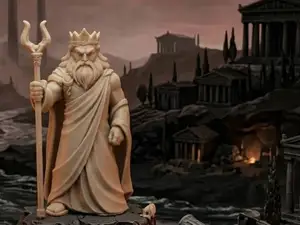 Hades (Ade) – Greek God – Statue (No Base) 10 cm