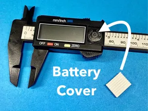 Caliper Battery Cover