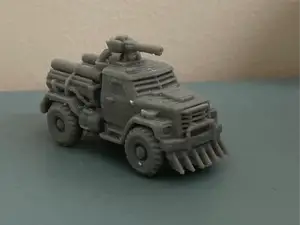 Post-Apocalyptic Battle Truck