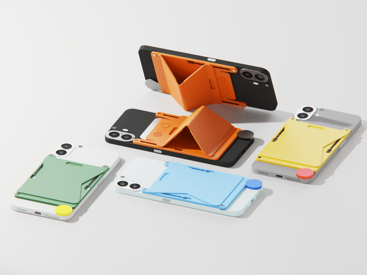 Foldable stand + Card holder For CMF Phone 2 Pro/1