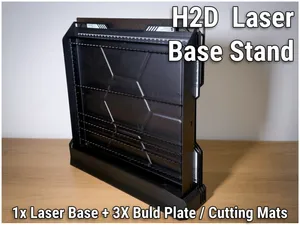 H2D Laser Base & Build Plate Stand