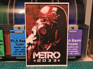 Metro 2033 Game Poster - Hueforge Art