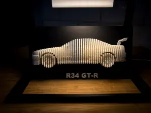 Nissan Skyline R34GTR Vertically Layered Sculpture