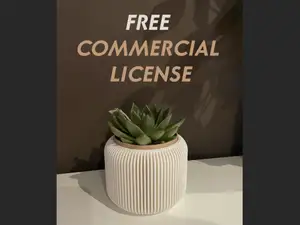 Vaso per pianta di design doppio colore (no AMS)