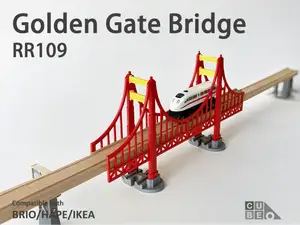 CUBEUNi-Golden Gate Bridge-IKEA Lillabo/BRIO
