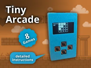 Working Tiny Retro Arcade - 8 Games!