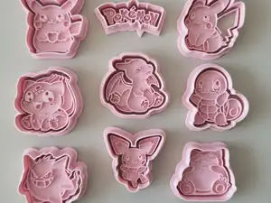 Set Pokémon–Cortadores 3D de Galletas y Plastilina