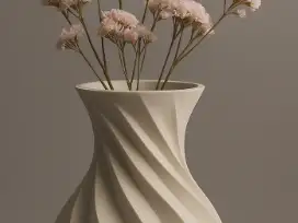 Jarrón Helicoidal Elegante