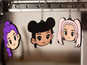 Huntrix KPop Demon Hunters Keychains
