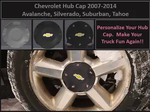 Chevy Hub Cap 2007-2014 Avalanche,Tahoe,Silverado
