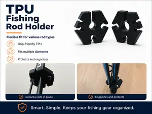 Fishing rod clamps