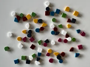 Mini compatible bricks 1x1: circle square heart...