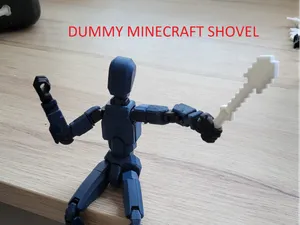 DUMMY MINECRAFT shovel tools weapons