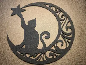 Katze greif nach den Sternen