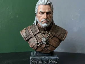 Geralt of Rivia Bust - The Witcher
