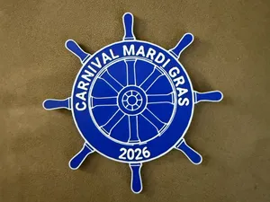 CARNIVAL CRUISE SHIP WHEEL FOR CABIN DOOR/FRIDGE