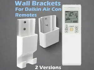 Daikin AC Remote Control Bracket Holder with hooks