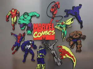 Retro Marvel 70s Magnet Set