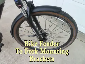 Bicycle Fender to Suntour NEX fork Attachment