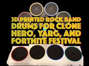 Clone Hero, YARG, or Fortnite Festival Drum Kit