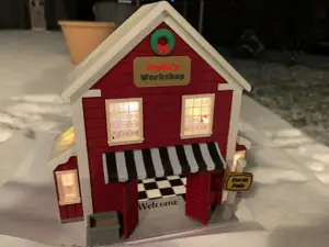 Santa's Workshop at the North Pole Diorama Setting