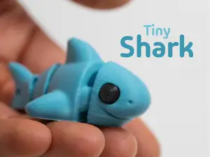 Mini Shark – Articulated & Keychain