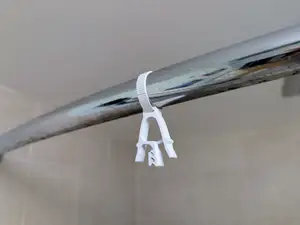 Bar Strap with Clip for hanging towels, etc.