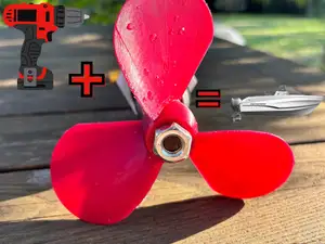 ship boat propeller for cordless drill