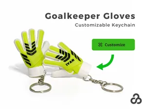 Goalkeeper Gloves Keychain | Customizable