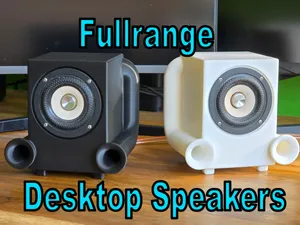 Fullrange desktop speakers