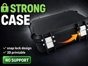 Strong Snap Lock Storage Case - No Supports