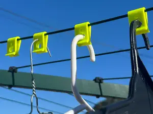 Clothesline Hanger Clip - Windproof Pegs. Clothes