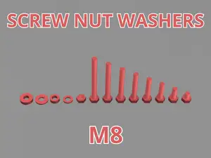 M8 Screw Set / NUT / WASHER M8 x 10-80mm