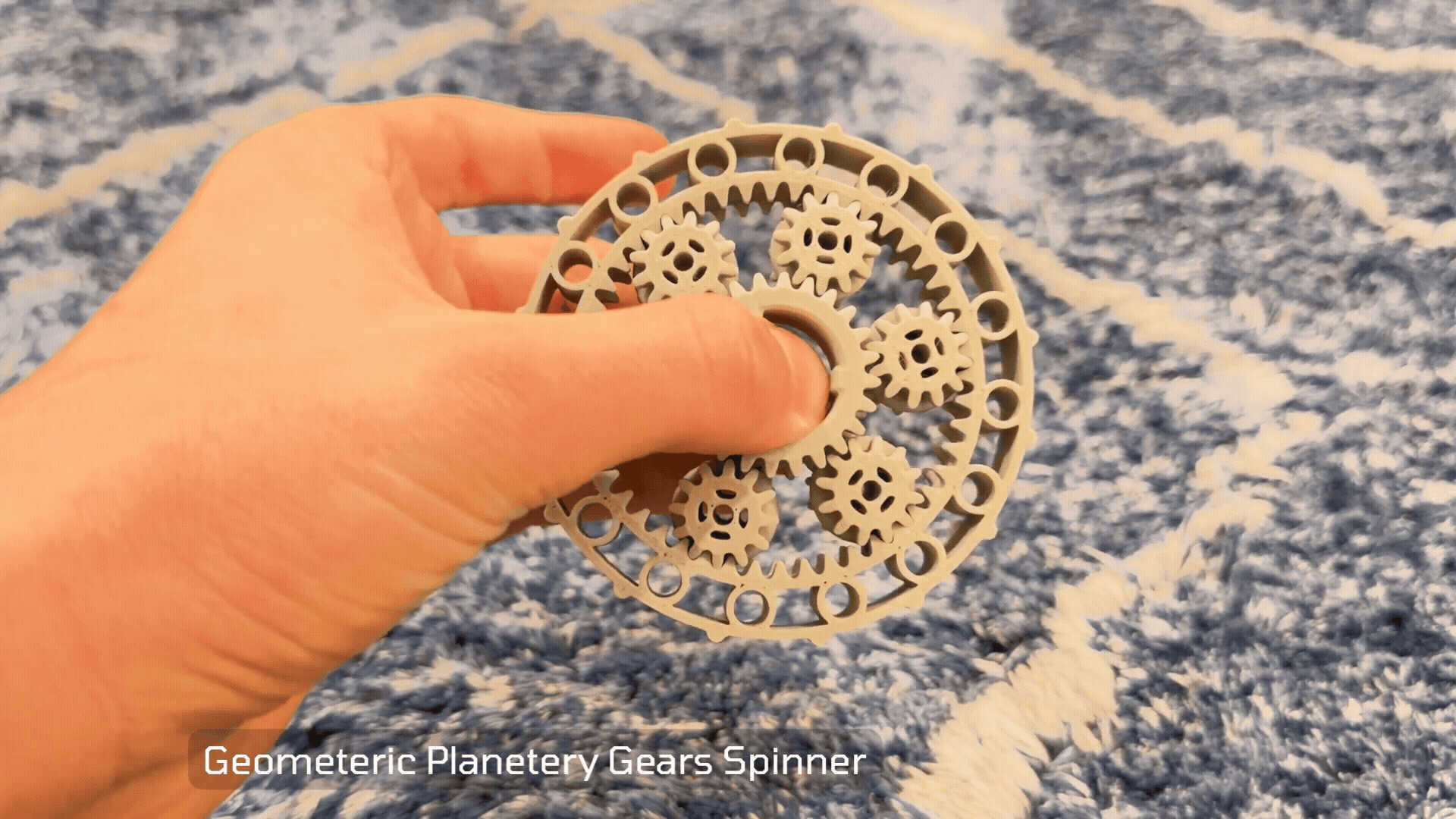 Zero Friction Geometeric Planetary Gear Fidget