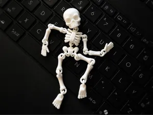 Flexi skeleton. Fast and easy print