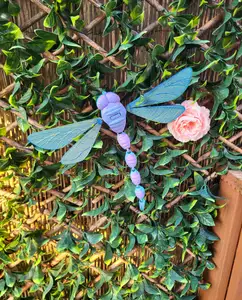 dragonfly articulated with moving wings