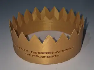 Corona con incisione