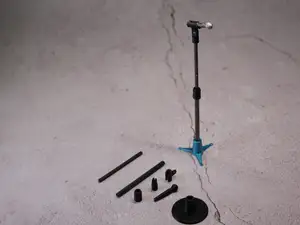 1:12比例玩偶用可调角度话筒(免胶,免支撑,两款底座)